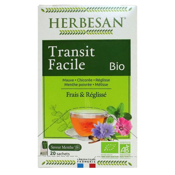 Infusion transit facile bio 20 sachets