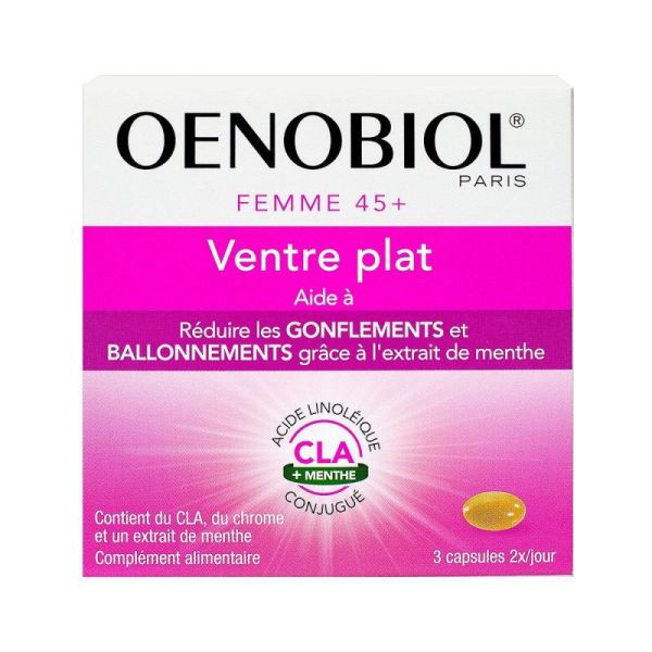 Femme 45+ ventre plat 60 capsules