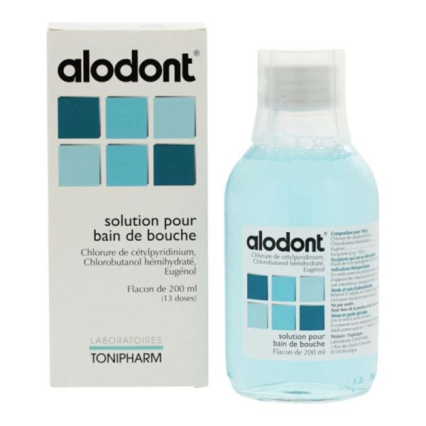 Alodont Solution pour Bain de Bouche 200ml