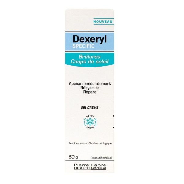 Dexeryl spécific brûlures & coups de soleil 50g