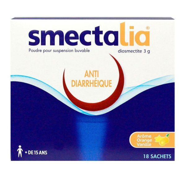 Smectalia 3g Orange Vanille 18 sachets