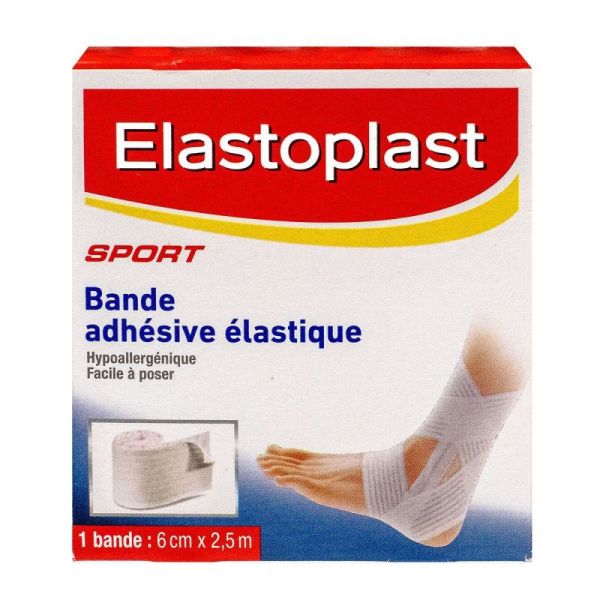 Bande adhésive élastique 6cmx2,5m