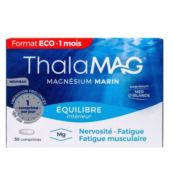 Magnésium marin équilibre intérieur 30 comprimés