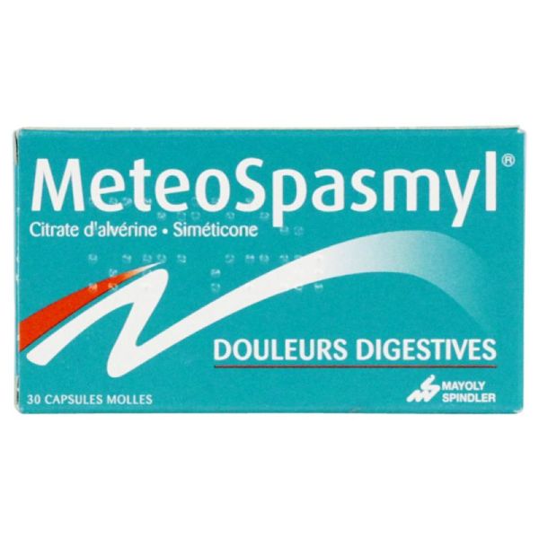 Météospasmyl 30 capsules molles