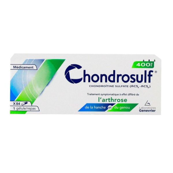 Chondrosulf 400mg 84 gélules