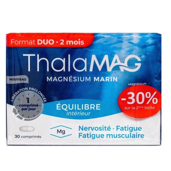 Magnésium marin équilibre intérieur 2x30 comprimés