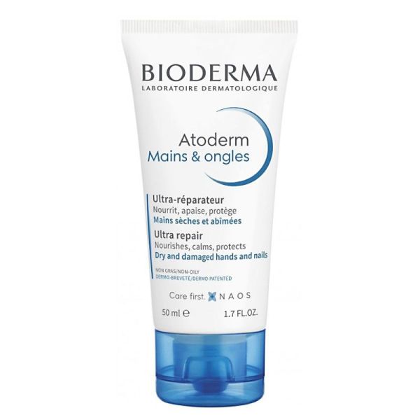 Atoderm crème ultra-nourrissante mains et ongles 50ml