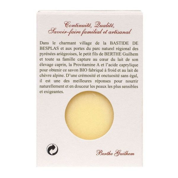 Savon surgras bio infusion camomille amande 100g