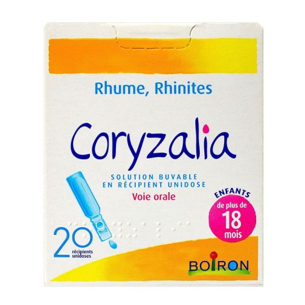 Coryzalia solution buvable 20 unidoses