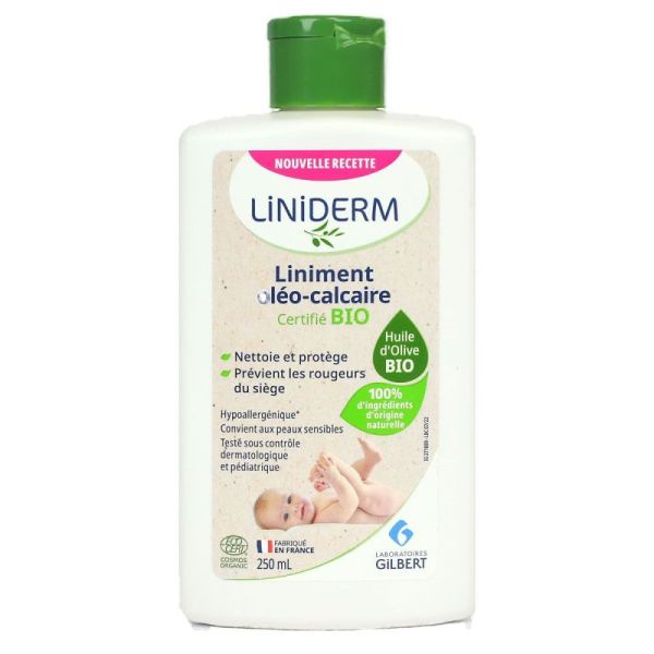 Liniderm liniment oléo-calcaire bio 250ml