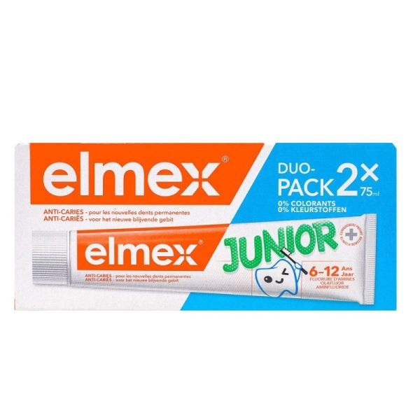 Dentifrice Junior 6/12 ans 2x75ml