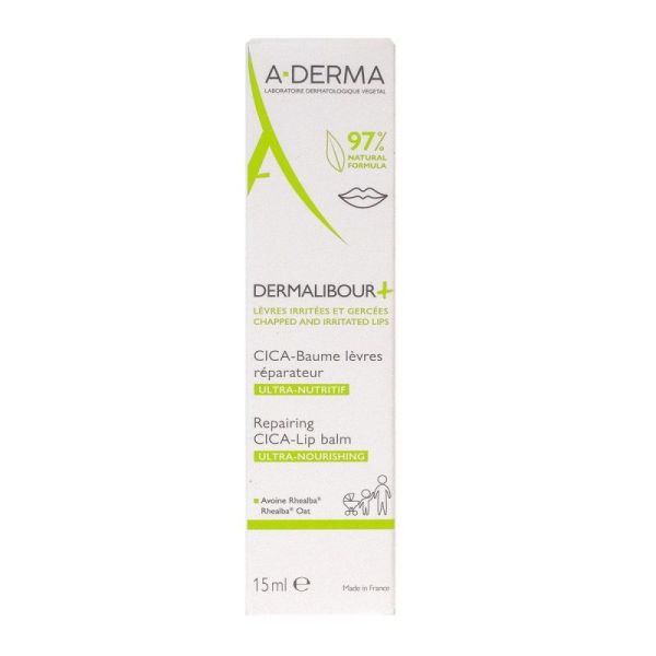 Dermalibour+ Cica-baume lèvres 15ml