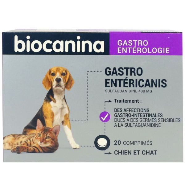 Gastro Entericanis chien et chat 20 comprimés