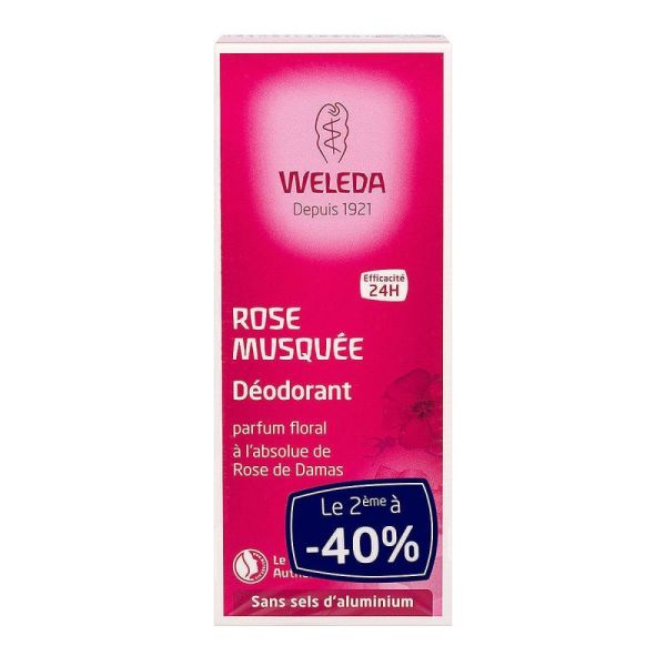 Déodorant à la rose de Damas 2x100ml